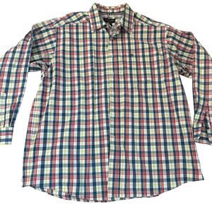 Ariat Pro Series Plaid Button Down Shirt Men’s XL Long Sleeve Western